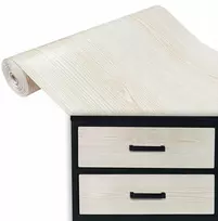 Medžio imitacijos lipni baldų plėvelė Jesion Baltas 90x50 cm Diy