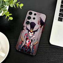 H-Helluva Boss Phone Case For Samsung S26,S25,S24,S23,S22,S21,S20,Ultra,Plus,FE Black Soft Cover Samsung S21plus gray