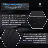 Tr Mjolnir Vision 360 Argb Juodas-aio Cpu skystinis aušintuvas su 320 x 240 Ips Lcd ekranu, skirtas Am4 Am5 Lga1700 1851 3.5 colio