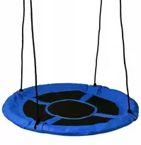 Sodo sūpynės, gandralizdis vaikams, 100 cm, pakabinamos, didelės, tvirtos, xxl