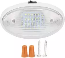 Aramox Rv vidaus apšvietimas, 12 V 400 lm Led lubų šviestuvas, didelio ryškumo vidaus apšvietimas Rv jachtos valties priekabai