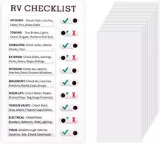Darbo lentelė suaugusiems, nešiojama darbų sąrašo lentelė namų kelionių planavimo priminimui kasdieniams reikalams su 10 keičiamų popieriaus lapų (rv Checklist)
