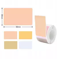 Niimbot etiketės lipdukai 50*30mm B 160vnt spalvos