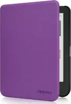 Tenano dėklas, skirtas Tolino Shine Color/shine 5(2024)/shine 4(2022) ir Kobo Clara Colour/bw/2e, plonas apsauginis dėklas su automatiniu užmigdymu/pažadinimu (violetinis)