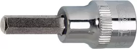 Ks tools 918.3865 3/8 colio chrome plus bitų lizdas šešiakampis lizdas, 7 mm