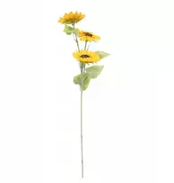 Didelė dirbtinė saulėgrąžos šakelė Xxl, dirbtinės saulėgrąžos, 90 cm