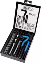 Cclife sriegių remonto komplektas m5 m6 m8 m10 m12 m14, pasirinktinai įdėklai, dydis: m10 x 1.5