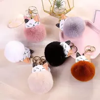 Raktų pakabukas ornamentas, krepšio pakabukas, katės pūkuotas raktų pakabukas, pliušinis raktų pakabukas, personalizuotas kūrybinis raktų pakabukas, dovana aplankams, kuprinei, mobiliajam telefonui
