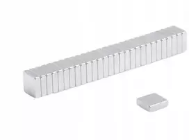 Neodimio magnetas, plokštelė Mpł 5x5x1,5 N38, 50 vnt. komplektas
