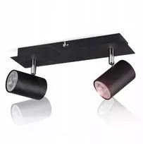 Light Prestige Dvigubas lubinis šviestuvas, spot halogeninis Gu10, paviršinis, sieninis