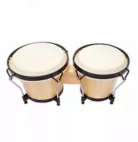 Bongosai Kera Audio Jdb-106-d mediniai natūralūs 15cm 18cm būgneliai