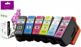 6x Epson T378xl kasetės Expression Photo Xp-8000/8500/8600/8700