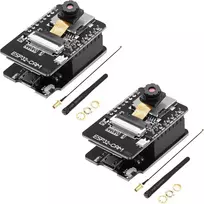 Esp32-cam wifi bluetooth modulis binghe 2 vnt. esp32-cam kūrimo plokštė su ov2640 kamara moduliu + 2.4g išorinė antena + esp32-cam-cm programavimo modulis su mini usb, suderinamas su arduino