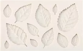 Wgfoip kepimo forma pyragams, silikoninė fondanto pyrago forma, lapų raštas, lengvai valoma, skirta pyragams, keksiukams, šokoladams, cukraus amatams dekoruoti, „pasidaryk pats“ amatai