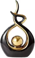 Zhenpin keramikos skulptūros ornamentai skulptūra ornamentai skulptūra dekoratyvinė abstraktaus meno statulos dekoracija, tinkama svetainei, balkonui, miegamajam