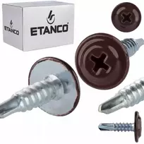 Savigręžtiniai sraigtai su presine galvute 4,2x16 mm, rudos (ral 8017) 250 vnt.