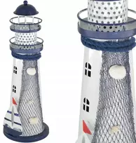 Figūrėlė Švyturys jūrinė dekoracija metalinė 28,5cm