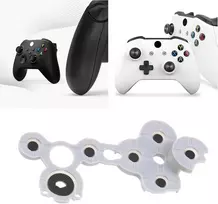 Ecsing 4 x laidžių silikoninių valdiklio mygtukų pagalvėlių atsarginė dalis, suderinama su XBOX One S ir Elite valdikliu