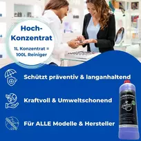 Pandacleaner® ultragarsinis valymo skystis ultragarsinėms vonelėms - koncentratas akiniams, papuošalams, dantų produktams, auksui, monetoms, stiklui, laikrodžiams (atspariems vandeniui) ir kt. | 1l / 2l / 3l