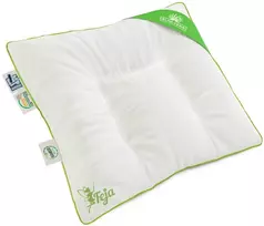 Feja by Lelekka® 35 x 40 cm premium vaikiška pagalvė / plokščia pagalvė su bambuko užpildu ir alavijo vera užvalkalu jautriai odai