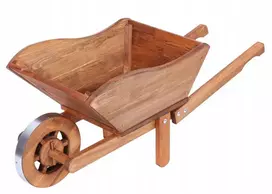Karutis, lauko medinė gėlių lysvė, gėlių vazonas, augalams
