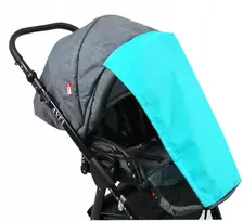 Babylux stogelis nuo saulės vežimėliui, atsparus vandeniui, mėtų spalvos