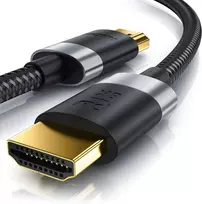 8k Hdmi kabelis 2.1 - 8k@60hz 4k @ 120hz Dsc - Hdtv 7680 x 4320 - Uhd Ii - Hdmi 2.1 2.0a 2.0b - 3d - Didelės spartos hdmi kabelis ethernet - sidabrinis