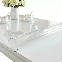 Apsauginis stalo kilimėlis, stalo danga, 1 mm, 125x80 cm, minkštas stiklas