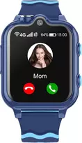Vaikiškas išmanusis laikrodis su gps ir telefono funkcija 4g wifi vaizdo skambučiai sos 2 kameros atsparus vandeniui sms žadintuvas chronometras klasės režimas nežinomų skambučių atmetimas muzikos vaizdo grotuvas dovana berniukams mergaitėms