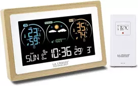 La Crosse Technology Ws6283 meteorologijos stotis su mediniu kraštu