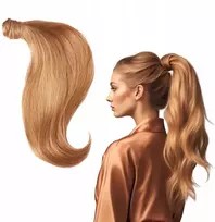 Priauginamas kuodas 100% natūralūs plaukai 50 cm #9 Gintaro blondinė