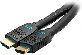 C2g 7.6m Performance Series itin lankstus aktyvus didelės spartos Hdmi® kabelis - 4k 60hz, skirtas montuoti sienoje, Cmg (ft4) įvertintas, suderinamas su XBOX, Blu-ray, Dvd, Ps5, Smart Tv, garso juosta, monitoriais