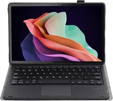 Yunseity dėklas su klaviatūra, skirtas tab p11 2nd generation, pad plus 2023, magnetinė nuimama belaidė klaviatūra su plonu stovu (juodas)
