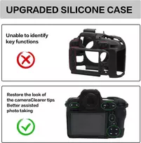 Easy Hood Z8 dėklas Nikon Z8, minkštas silikonas, juodas