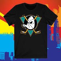 Unisex shirt Cotton Oversize Large Size Negra Mighty Ducks Anaheim Para Hombre, Talla S-5xl XXXL blue