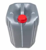 Plastikinis kanistras 20l pilkas vandeniui, skysčiui, talpa 20