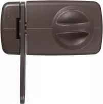 Abus 532740 7030 B papildoma durų spyna su užrakinamu lankeliu, ruda