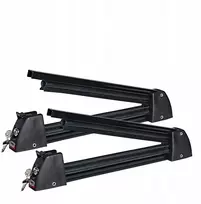Stogo bagažinė slidėms 5 poroms slidžių 4 snieglentėms Amos Ski Lock 5