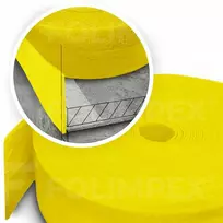 Kraštinė kompensacinė juosta su plėvele 8mm/12cm/50m