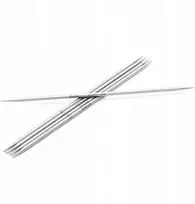 Kinzo Knitpro metaliniai kojinių mezgimo virbalai 15cm - 4,00mm