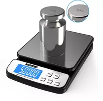Skaitmeninės pašto svarstyklės iki 50 kg, tikslios, su Lcd ekranu