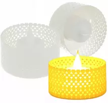 Led arbatinė žvakė su ažūrine gaubtelė, C3