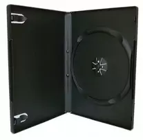 Vinilinė plokštelė Dvd dėžutės x1 diskams 14 mm standartinės juodos 20 vnt.