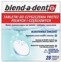 Dantų šepetėlis Blend A Med Blend-a-dent dantų protezų valymo tabletės, 28 vnt.