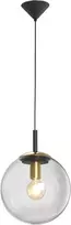 Fischer&honsel Dini pakabinamas šviestuvas, plastikas, 40 W, juodas