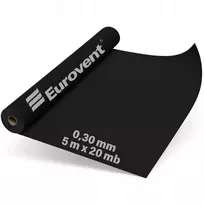 Statybinė juoda izoliacinė plėvelė po grindimis 0,3 0,30mm 5x20m