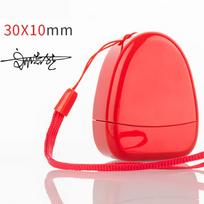 Personalized Custom Signature Name Stamp Portable Pocket Self‑Inking Name Seal with Wrist Strap for Business Paperwork 5