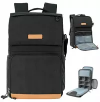 K&f Concept Fotografinis kuprinė 22l Juodas Nešiojamas kompiuteris 15.6 Colių Atsparus vandeniui