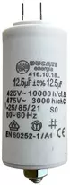 Variklio kondensatorius 12.5µf, 24v Dc, polipropileno, stačiakampis