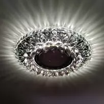 Įleidžiamas halogeninis lubinis šviestuvas su led juosta gu10